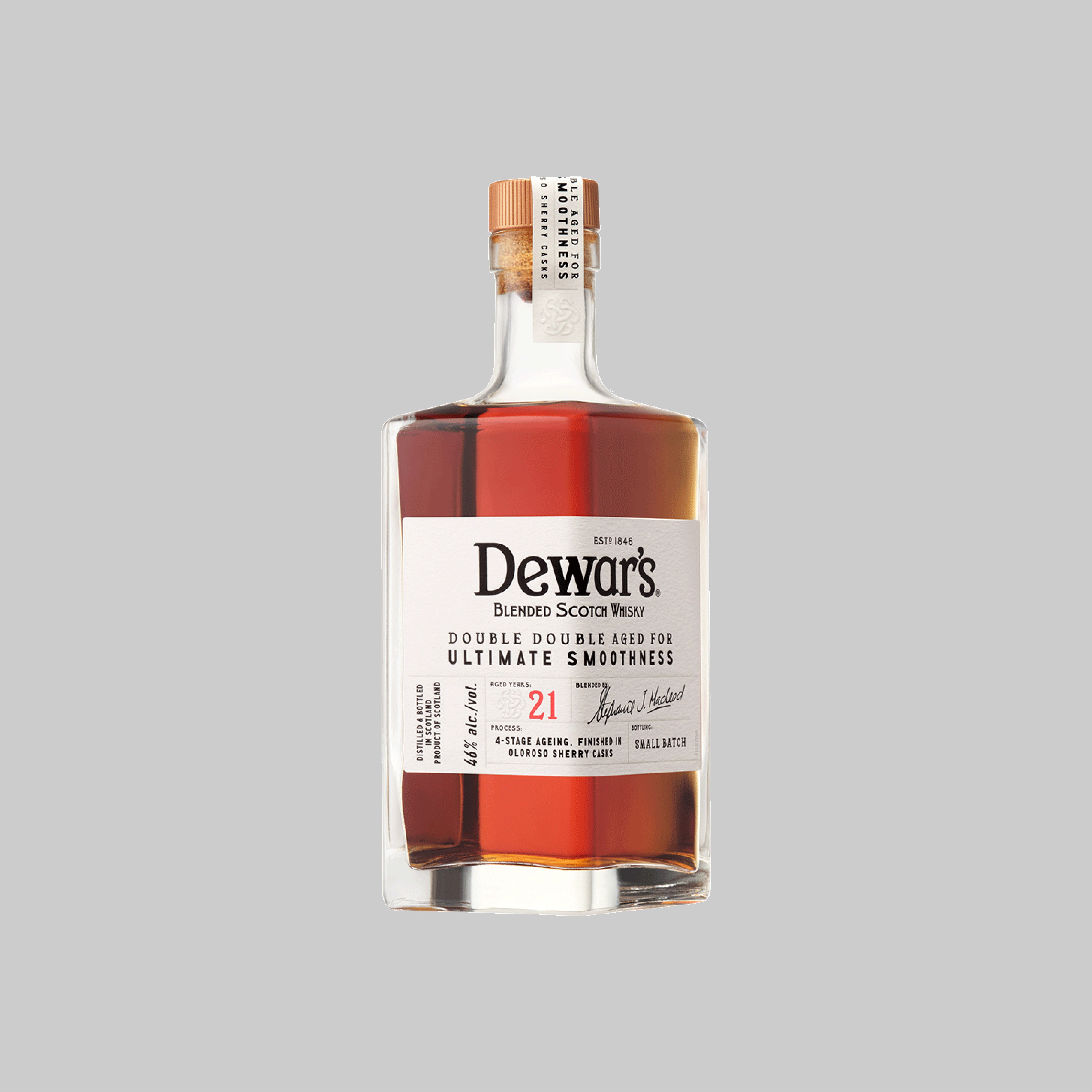 Dewar's Double Double 21 Years Blended Scotch Whisky 500ml 46.0% | TIME2DRINK